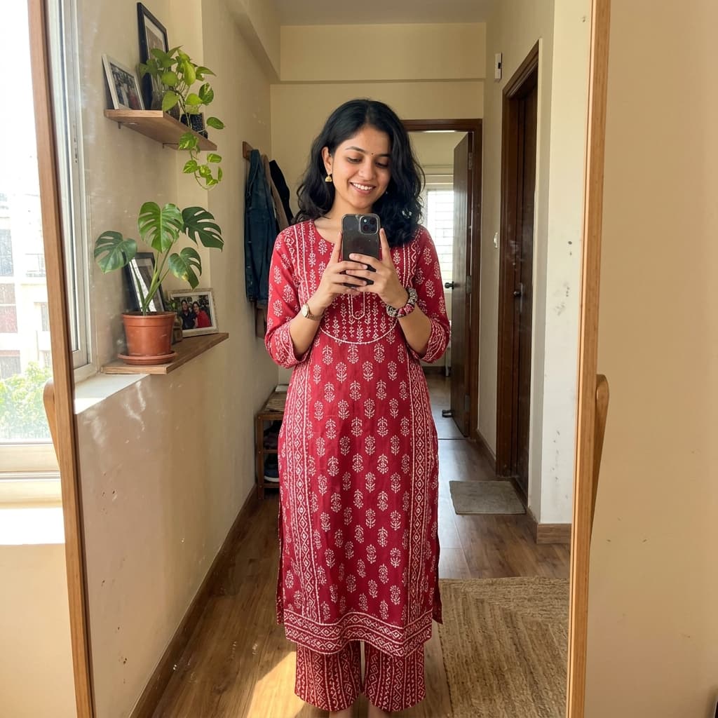 Aditi Verma - Crimson Lotus Suit